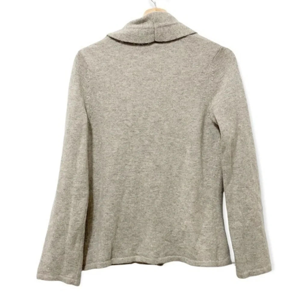 Carole Little Angora Rabit Hair,wool blend sweater cardigan L